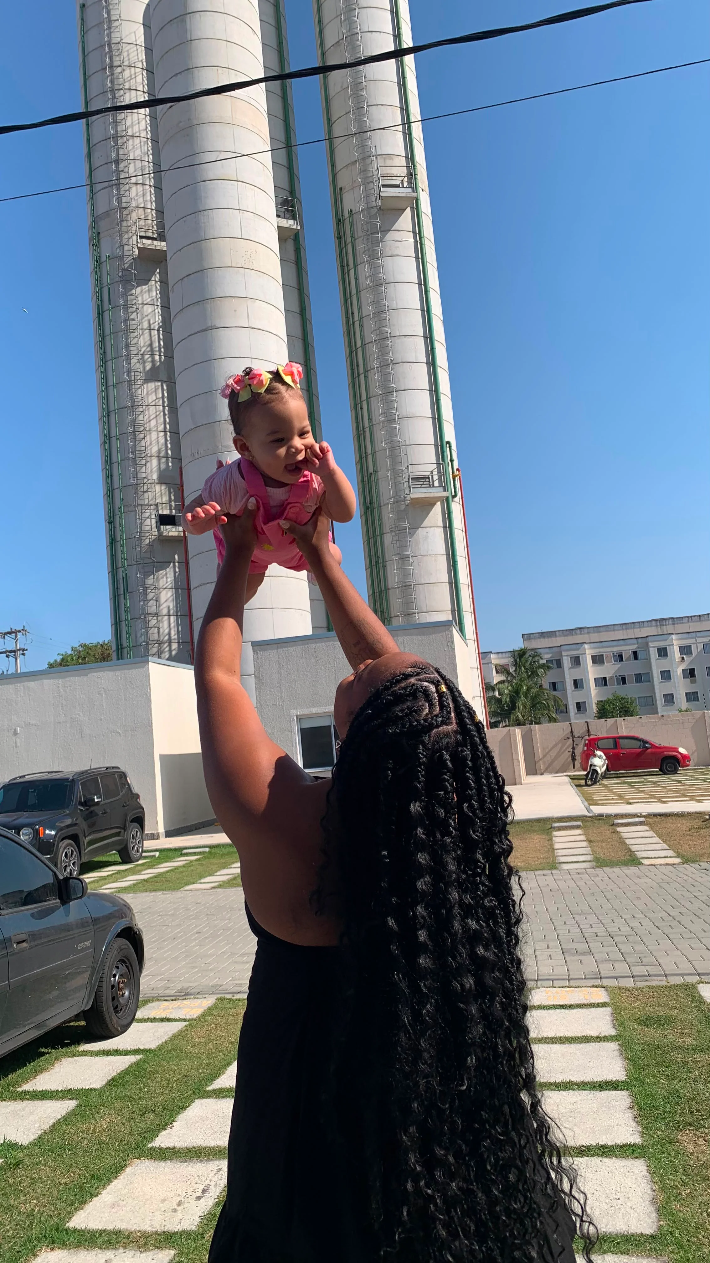 Victória e a filha, Kiara