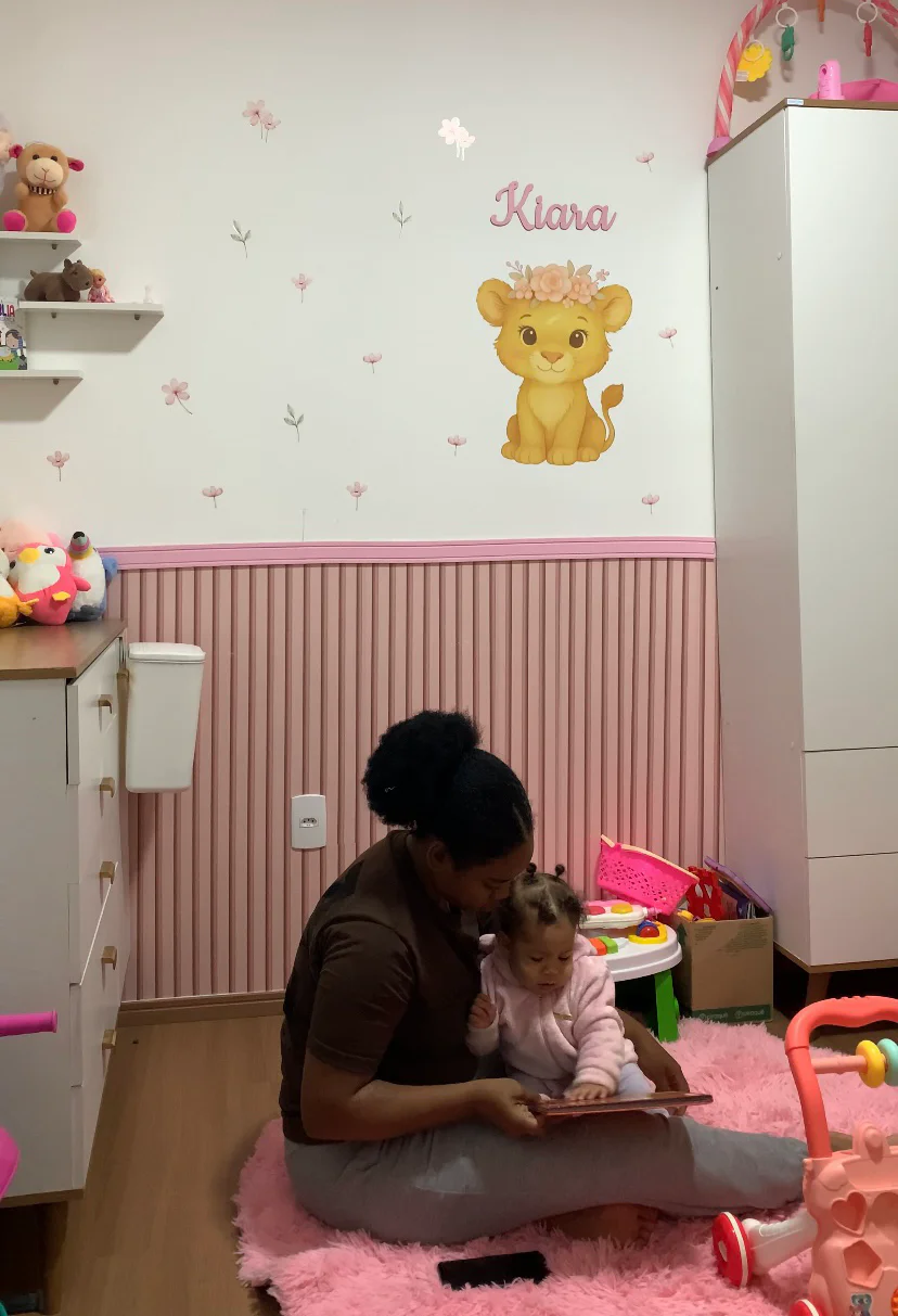 Victória e a filha, Kiara Victória e a filha, Kiara